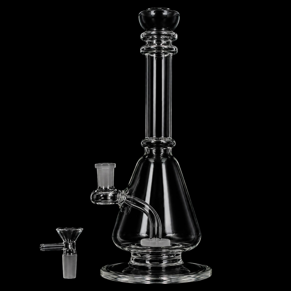 Smoke Cartel Vase Beaker w/ Perc Bong - 10 in.