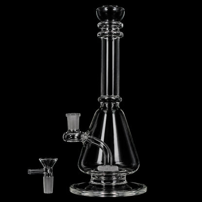 Smoke Cartel Vase Beaker w/ Perc Bong - 10 in.