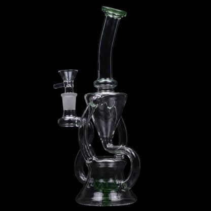 Smoke Cartel Electroplated Recycler Bong - 9.5 in.