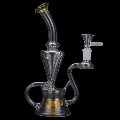 Smoke Cartel Electroplated Recycler Bong - 9.5 in.
