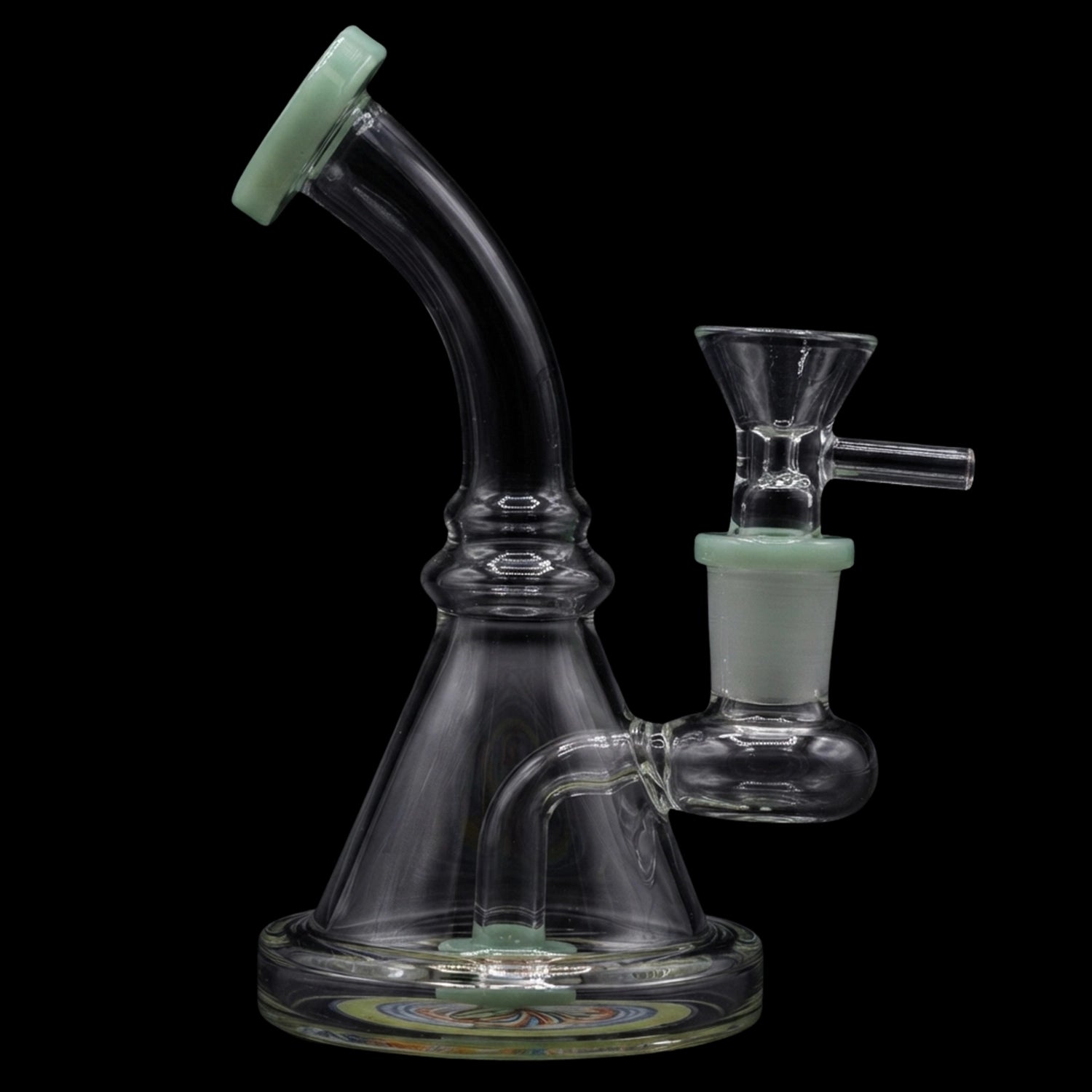 Smoke Cartel Bent Neck Reversable Bottom w/ Perc Bong