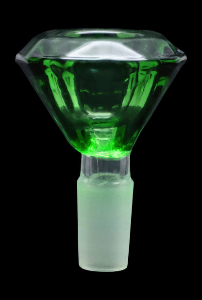 14mm Glass Dazzling Diamond Herb Bowl