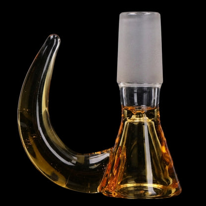 Smoke Cartel Thick Bowl w/ Horn Handle - Male - 14mm