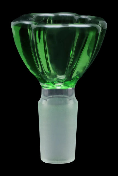 14mm Glass Flower Herb Bowl