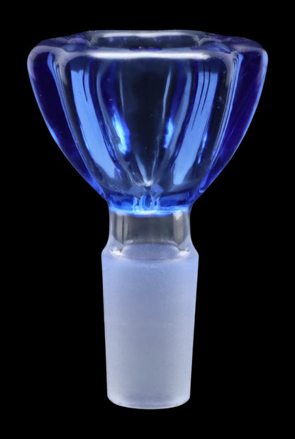 14mm Glass Flower Herb Bowl