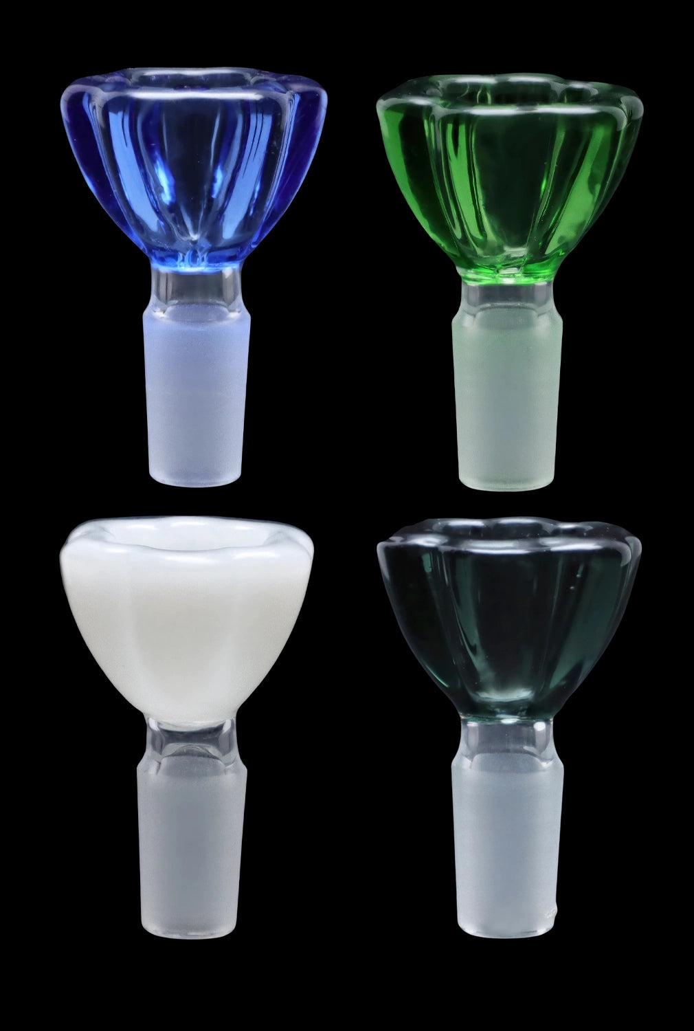 14mm Glass Flower Herb Bowl