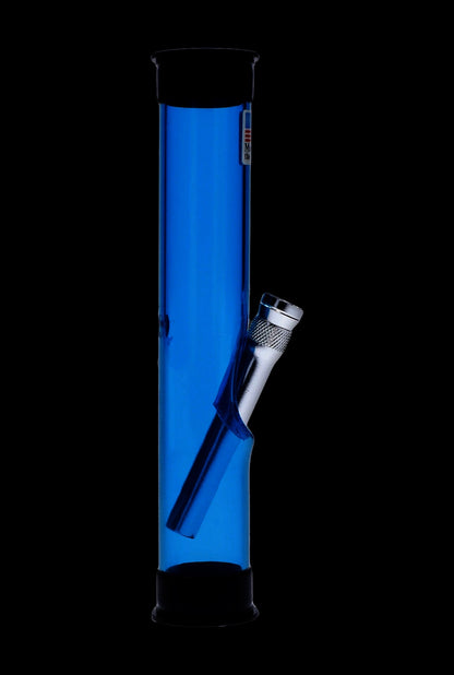 JM Plastics Straight Tube with Carb Hole Acrylic Bong