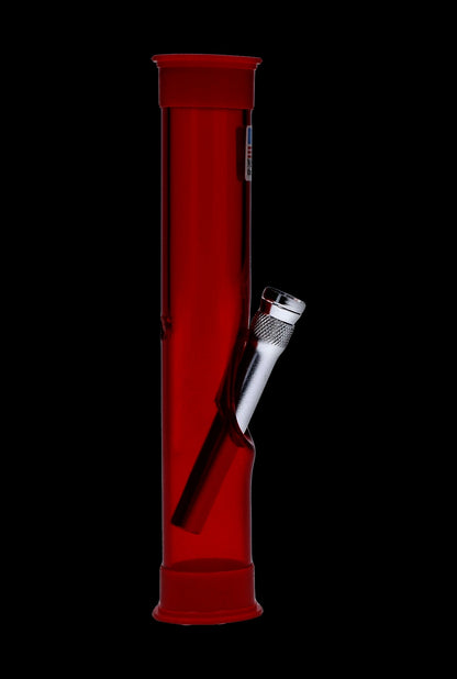 JM Plastics Straight Tube with Carb Hole Acrylic Bong