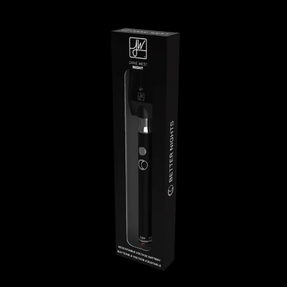 Black Jane West Night adjustable voltage battery for cannabis concentrates.