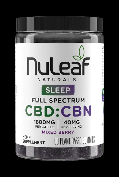 NuLeaf Naturals SLEEP - CBD:CBN Gummies
