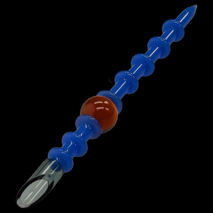 Cloud Cali Ringed Glass Dab Tool w/ Scoop - 8 in.