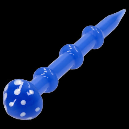 Cloud Cali Spotted Mushroom Glass Dab Tool - 4.5 in.