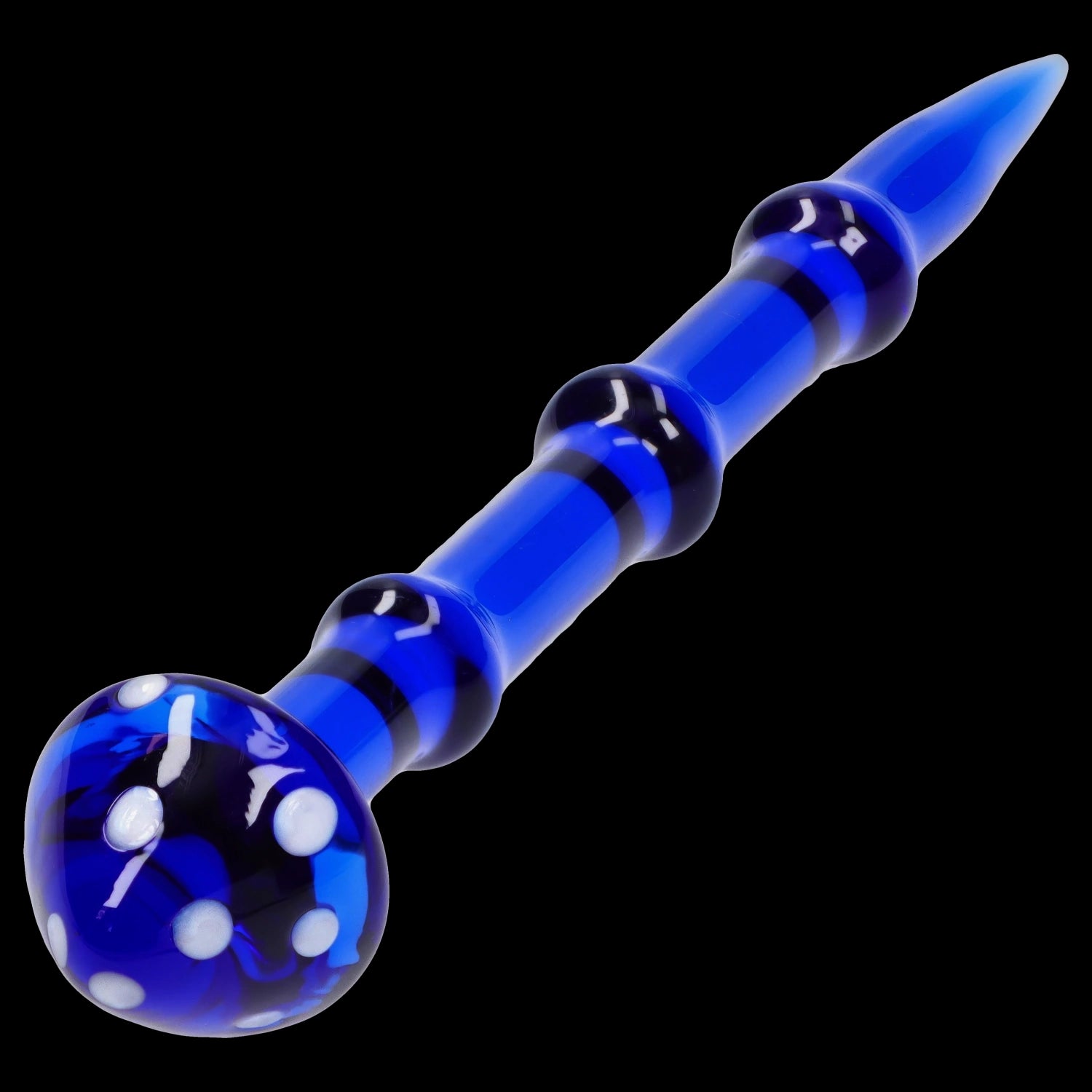 Cloud Cali Spotted Mushroom Glass Dab Tool - 4.5 in.
