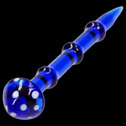 Cloud Cali Spotted Mushroom Glass Dab Tool - 4.5 in.