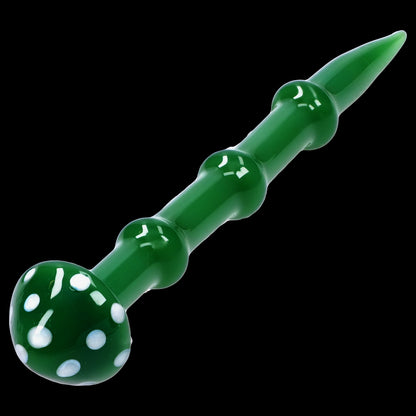 Cloud Cali Spotted Mushroom Glass Dab Tool - 4.5 in.