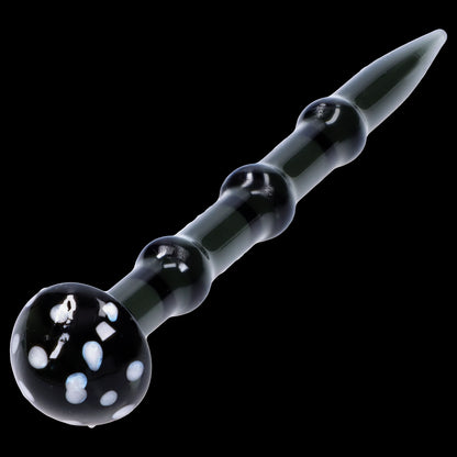 Cloud Cali Spotted Mushroom Glass Dab Tool - 4.5 in.