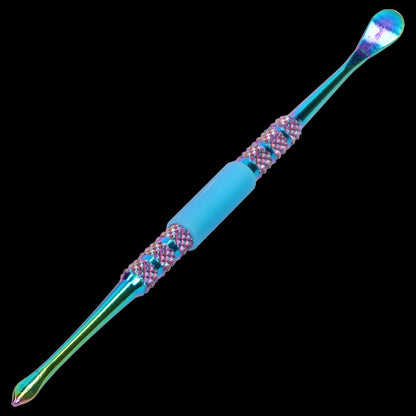 Cloud Cali Anodized Dab Tool with Silicone Tips - 5 in.