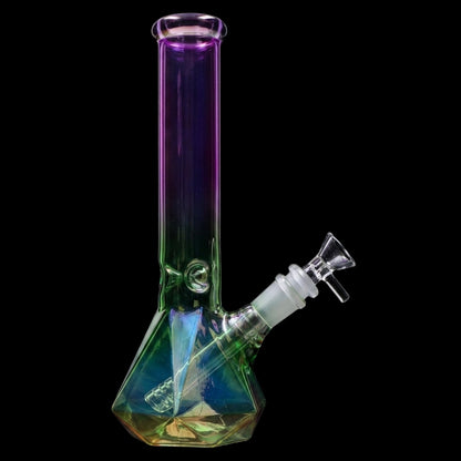Cloud Cali Ombré Faceted Base Bong - 10 in.