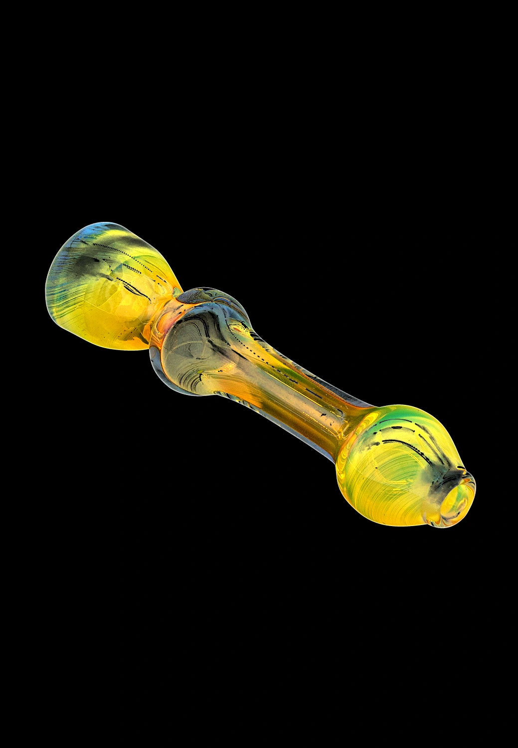 LA Pipes Silver Fumed Chillum -  The Chill Fumes