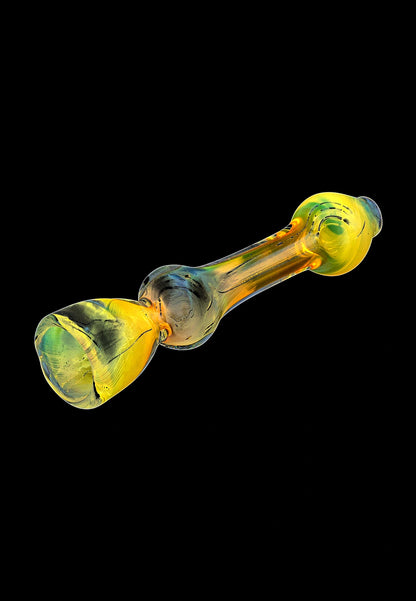 LA Pipes Silver Fumed Chillum -  The Chill Fumes