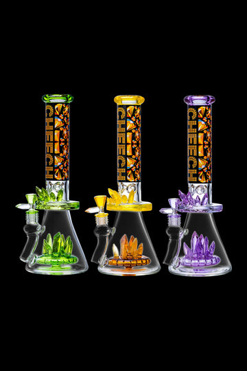 Cheech Glass Just Know We Shinning Bling Bling Water Pipe - Cheech Glass Just Know We Shinning Bling Bling Water Pipe