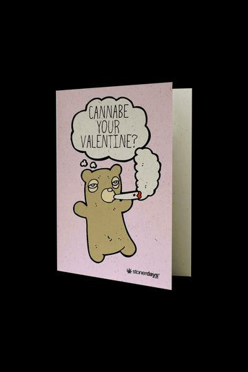 StonerDays Cannabe Your Valentine Hemp Valentine's Day Card - StonerDays Cannabe Your Valentine Hemp Valentine's Day Card