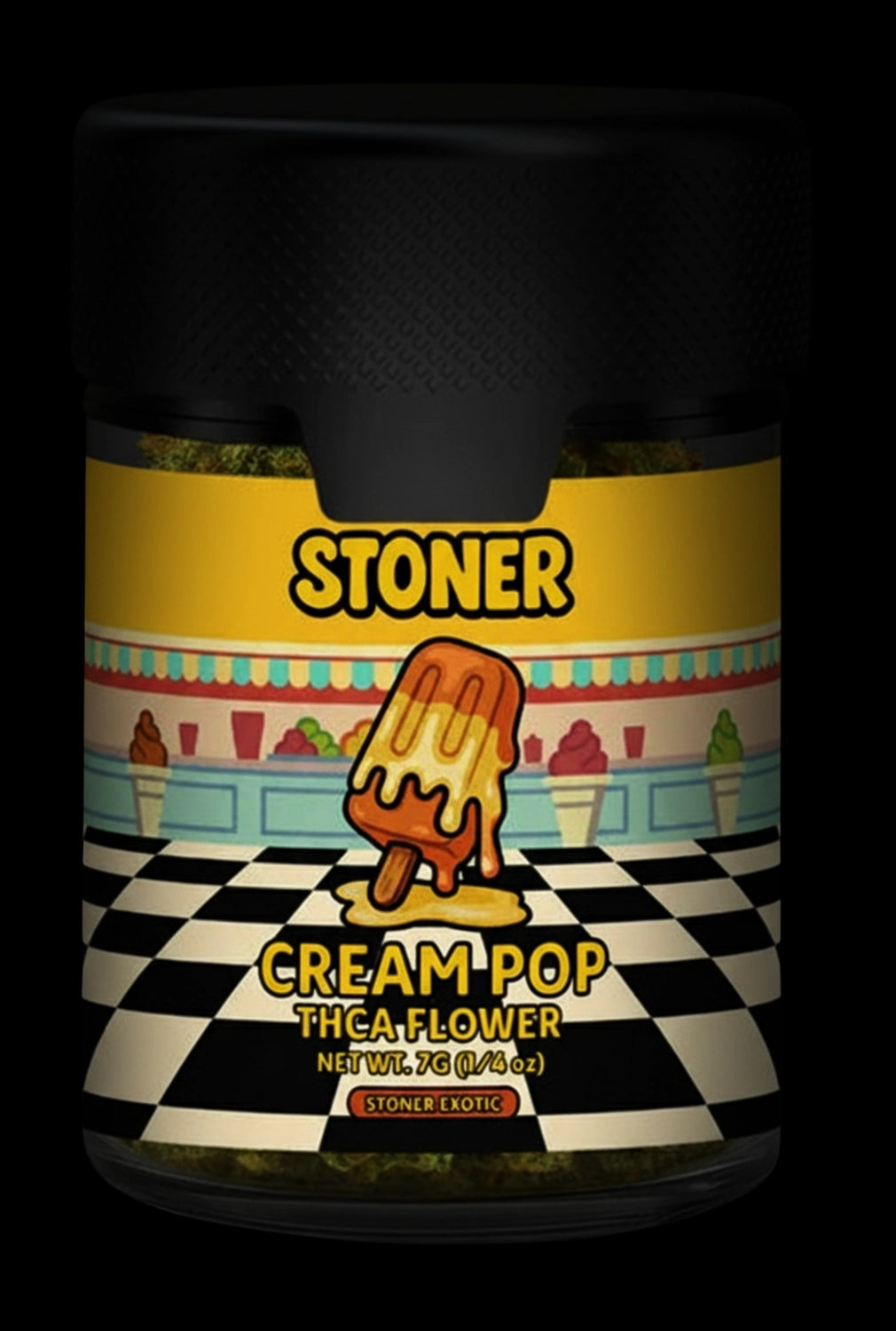 Stoner Cream Pop THCA Flower - Stoner Exotic