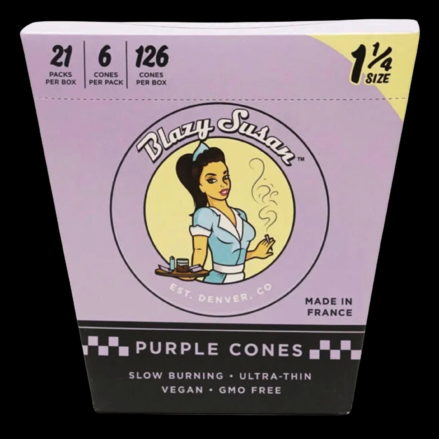 Blazy Susan Pre Rolled Cones with Purize Filters - Display Box
