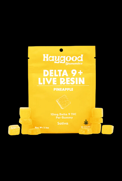 Haygood Farms D9 THC Live Resin Gummies - Sativa - Pineapple