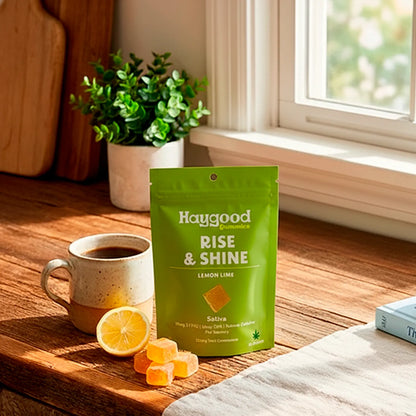 Haygood Farms Rise & Shine CBG & Delta 9 THC Live Resin Gummies – Sativa - Lemon Lime