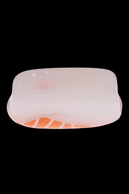 Sleek, translucent cannabis oil cartridge.