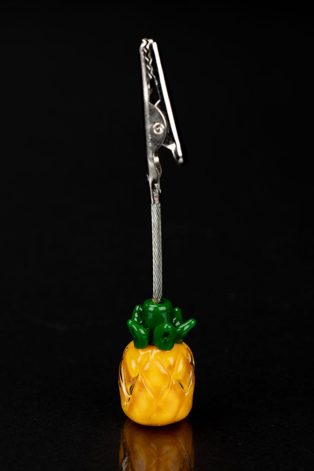 Pineapple Glass Roach Clip