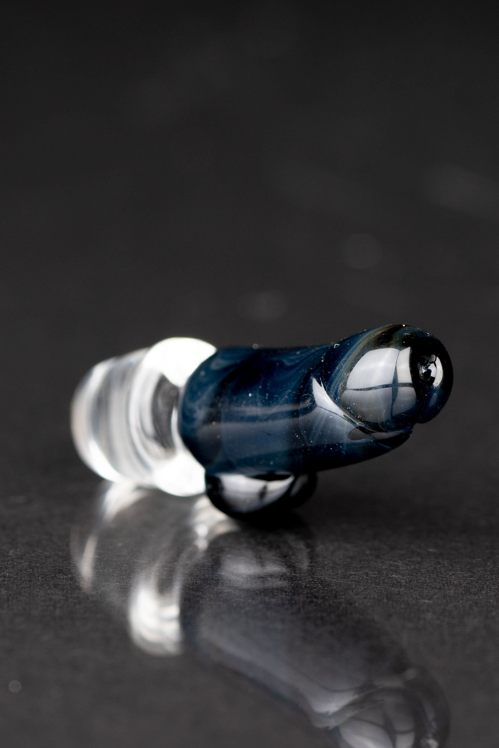 Empire Glassworks Black Phallus Puffco Peak Pro Carb Cap