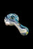 LA Pipes Pancake Dichroic Color-Changing Spoon Glass Pipe - LA Pipes Pancake Dichroic Color-Changing Spoon Glass Pipe