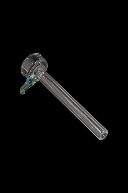 LA Pipes 9mm Clear Slide Bowl with Color Handle for Pull-Stem Bongs