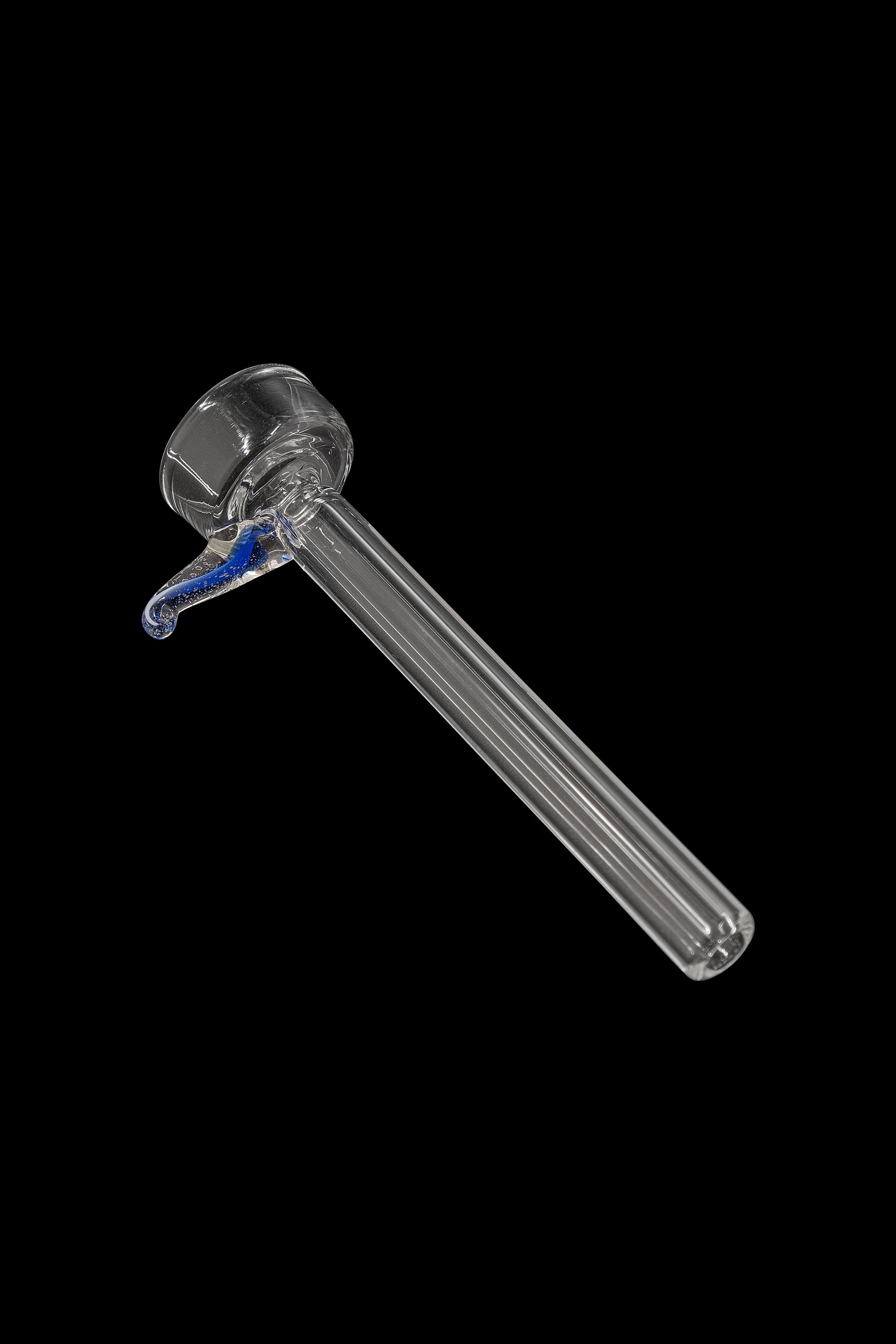 LA Pipes 9mm Clear Slide Bowl with Color Handle for Pull-Stem Bongs