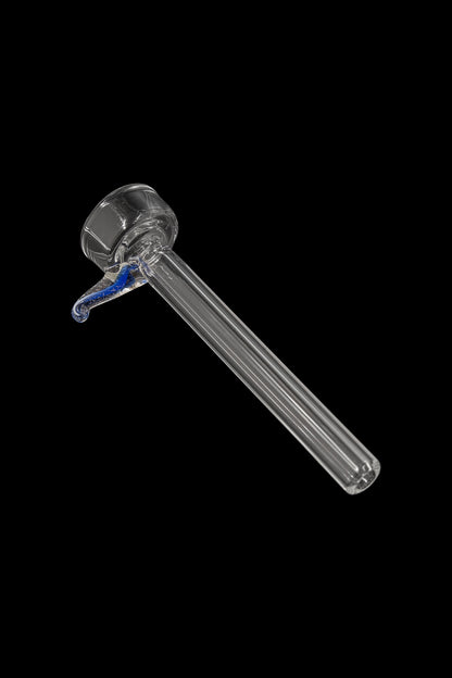 LA Pipes 9mm Clear Slide Bowl with Color Handle for Pull-Stem Bongs