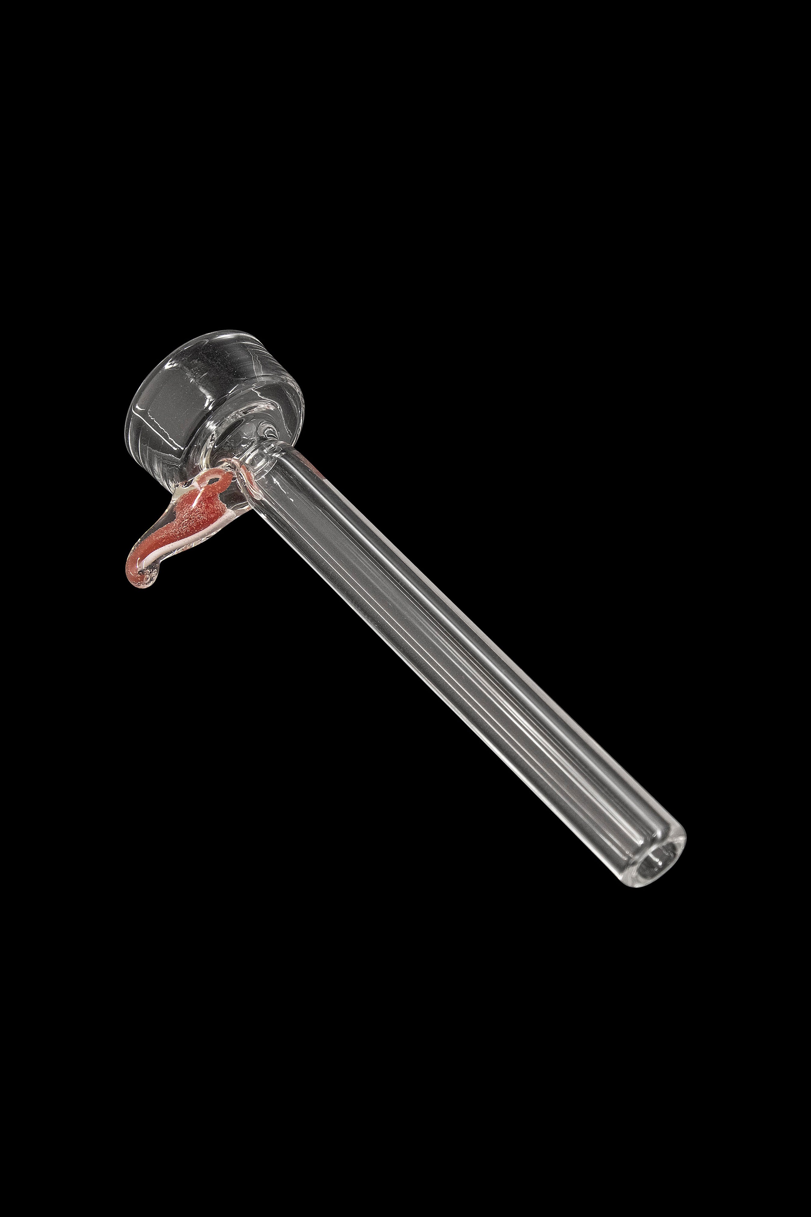 LA Pipes 9mm Clear Slide Bowl with Color Handle for Pull-Stem Bongs