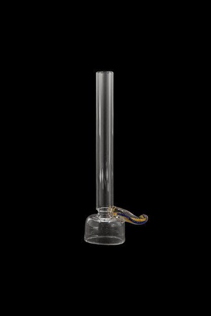 LA Pipes 9mm Clear Slide Bowl with Color Handle for Pull-Stem Bongs