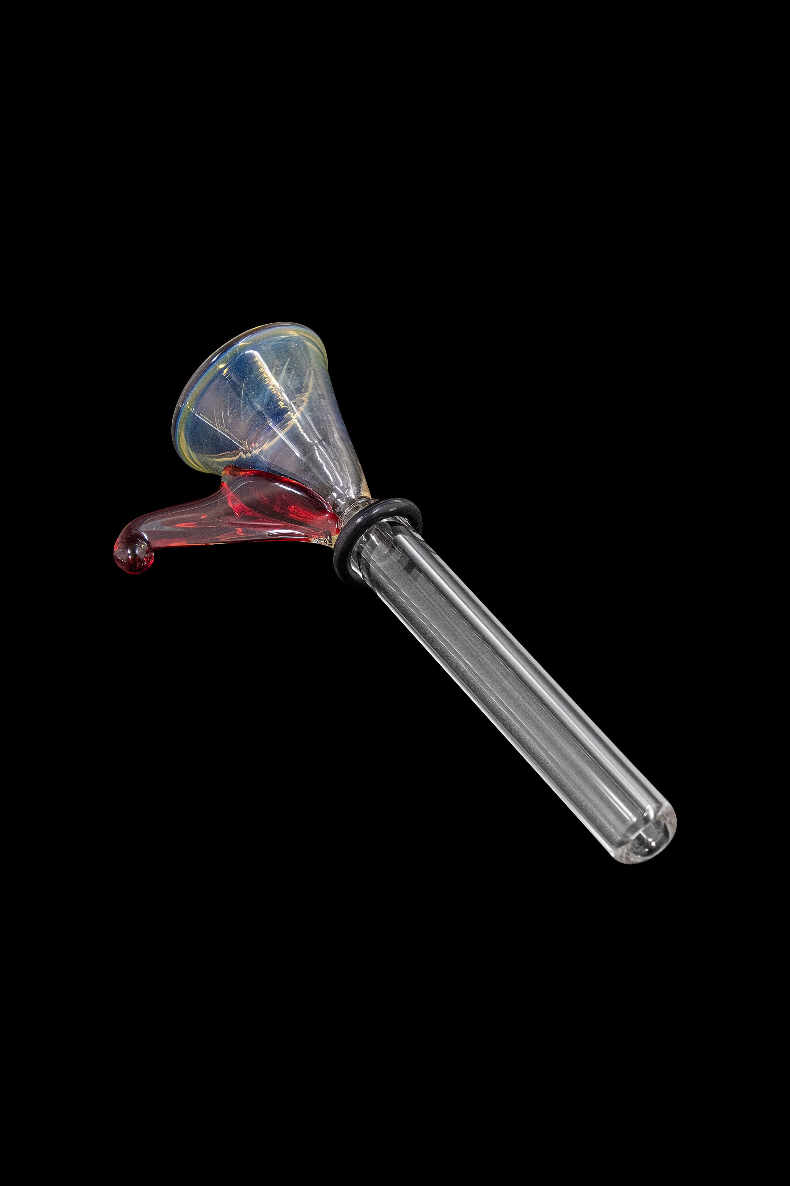 LA Pipes 9mm Funnel Slide Bowl with Handle for Pull-Stem Bongs