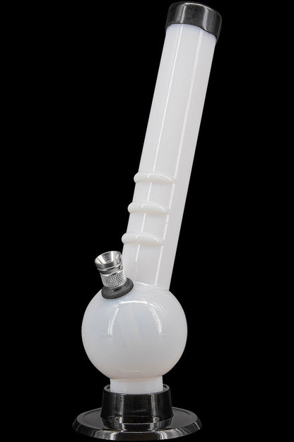 JM Plastics Acrylic Angled Neck Bubble Bong