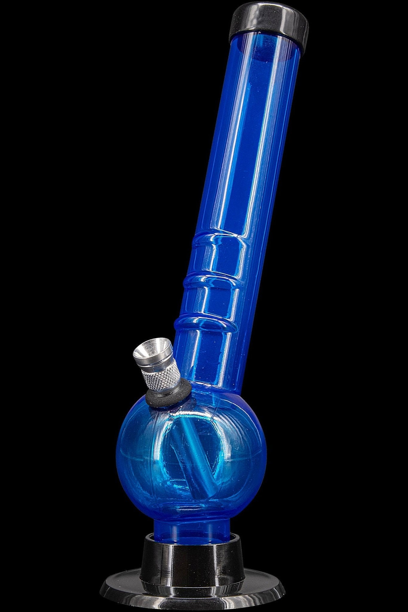 JM Plastics Acrylic Angled Neck Bubble Bong