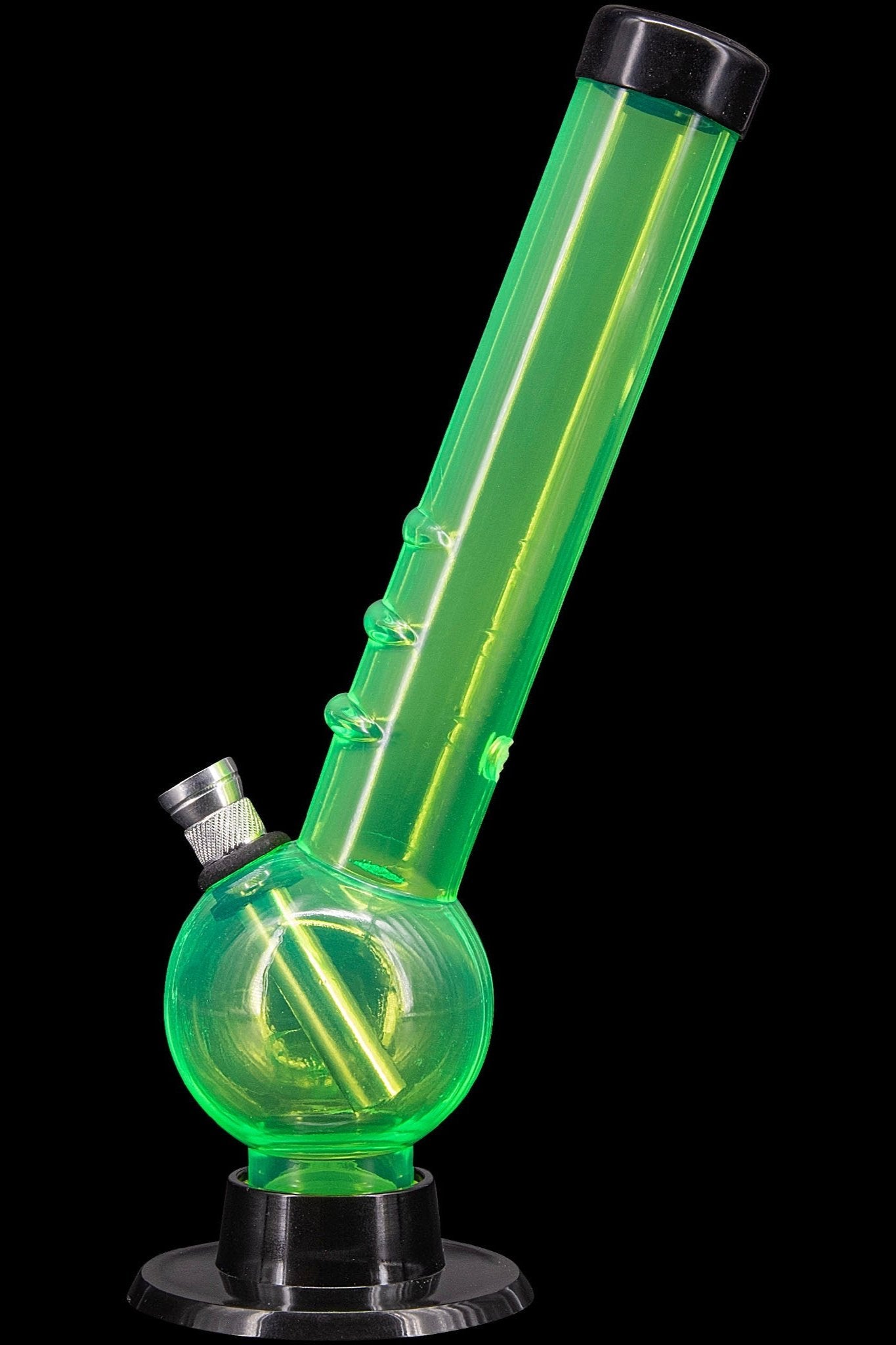 JM Plastics Acrylic Angled Neck Bubble Bong