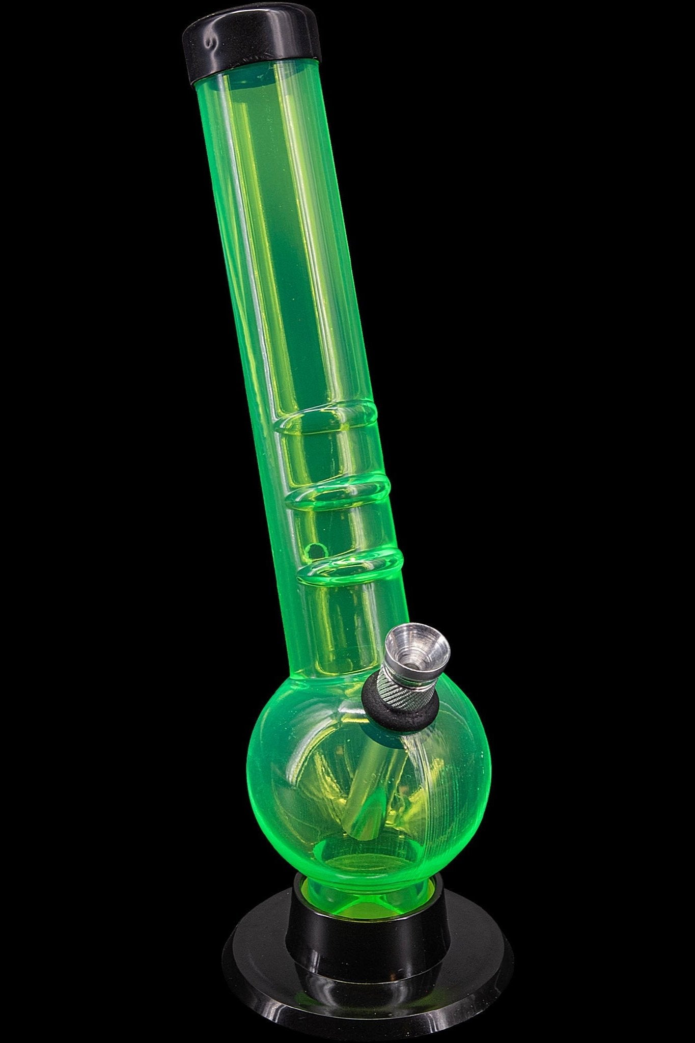 JM Plastics Acrylic Angled Neck Bubble Bong