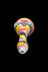 LA Pipes &quot;Rainbow Tie-Dye&quot; Glass Spoon Pipe - LA Pipes &quot;Rainbow Tie-Dye&quot; Glass Spoon Pipe
