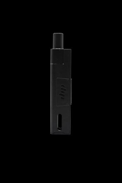 Sleek black cannabis vaporizer pen.