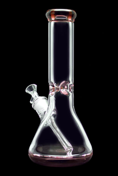Smoke Cartel 9mm Big Base Beaker w/ Color Accents Bong - 12 in.