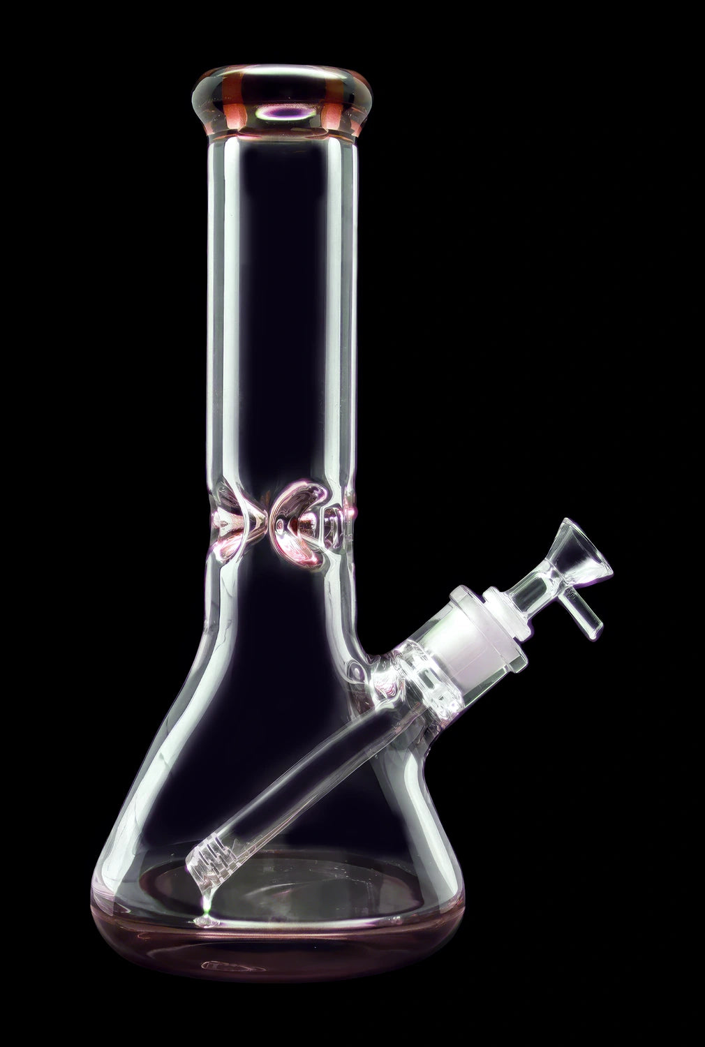 Smoke Cartel 9mm Big Base Beaker w/ Color Accents Bong - 12 in.