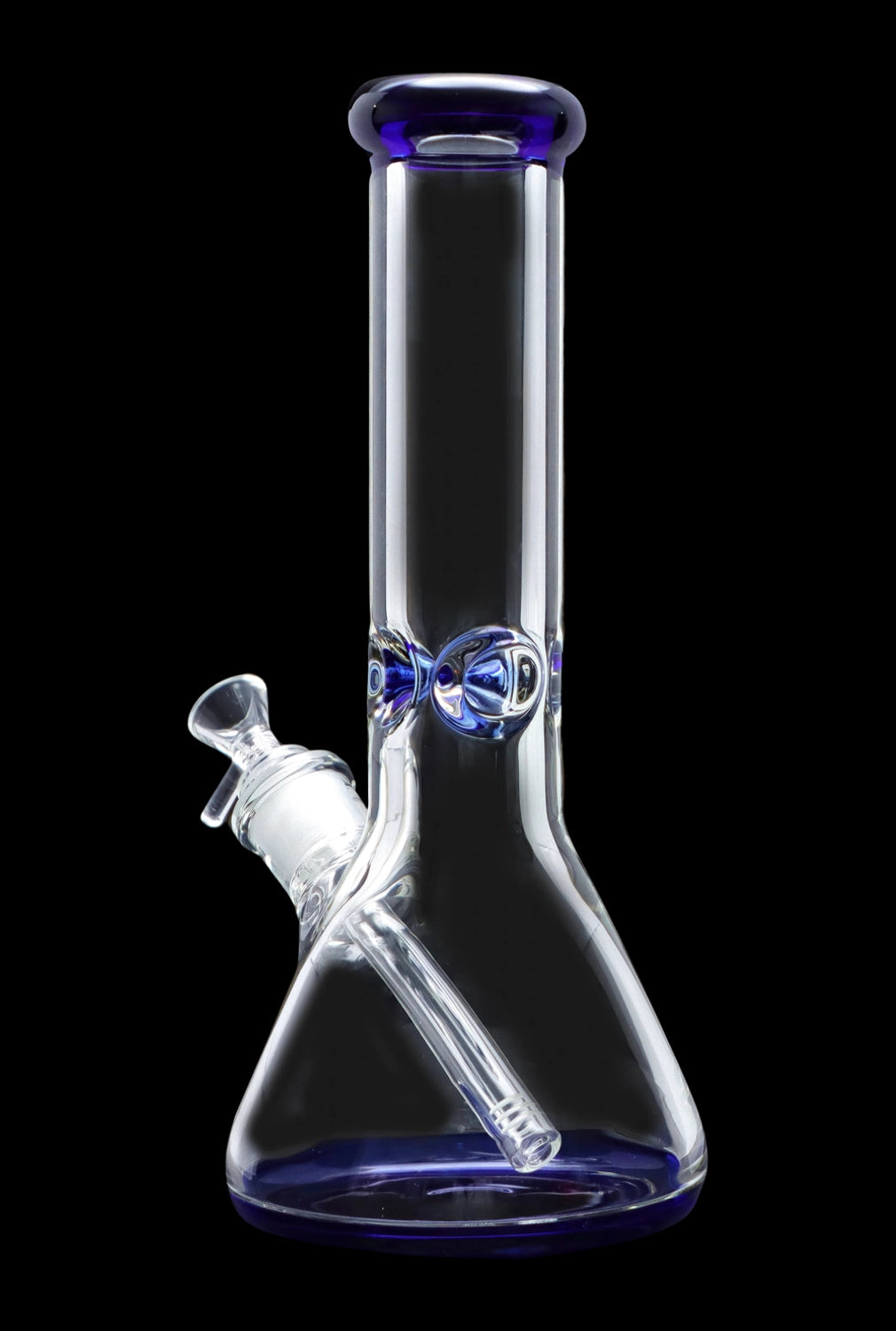 Smoke Cartel 9mm Big Base Beaker w/ Color Accents Bong - 12 in.