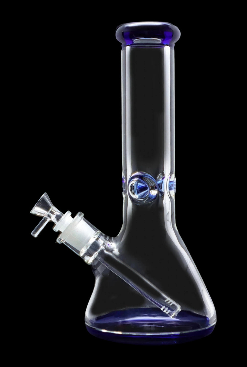 Smoke Cartel 9mm Big Base Beaker w/ Color Accents Bong - 12 in.